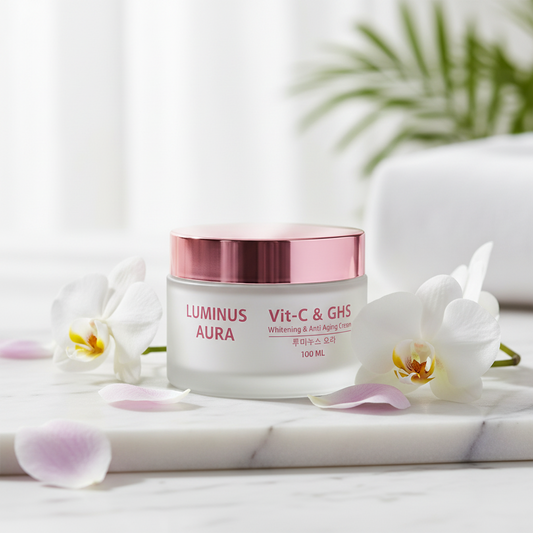 Luminus Aura Vit-C & GHS Whitening & Anti-Aging Cream 100ML