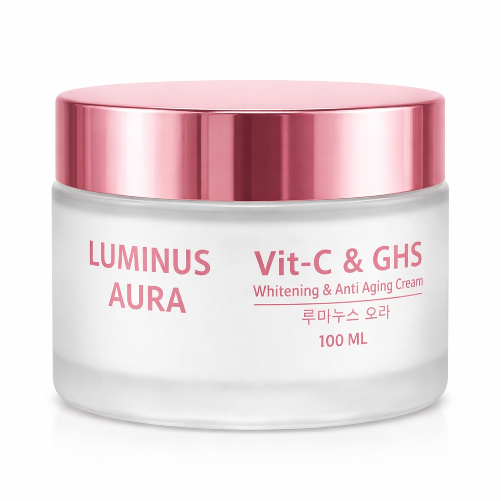 Luminus Aura Vit-C & GHS Whitening & Anti-Aging Cream 100ML