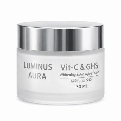 Luminus Aura Vit-C & GHS Whitening & Anti-Aging Cream 30ML
