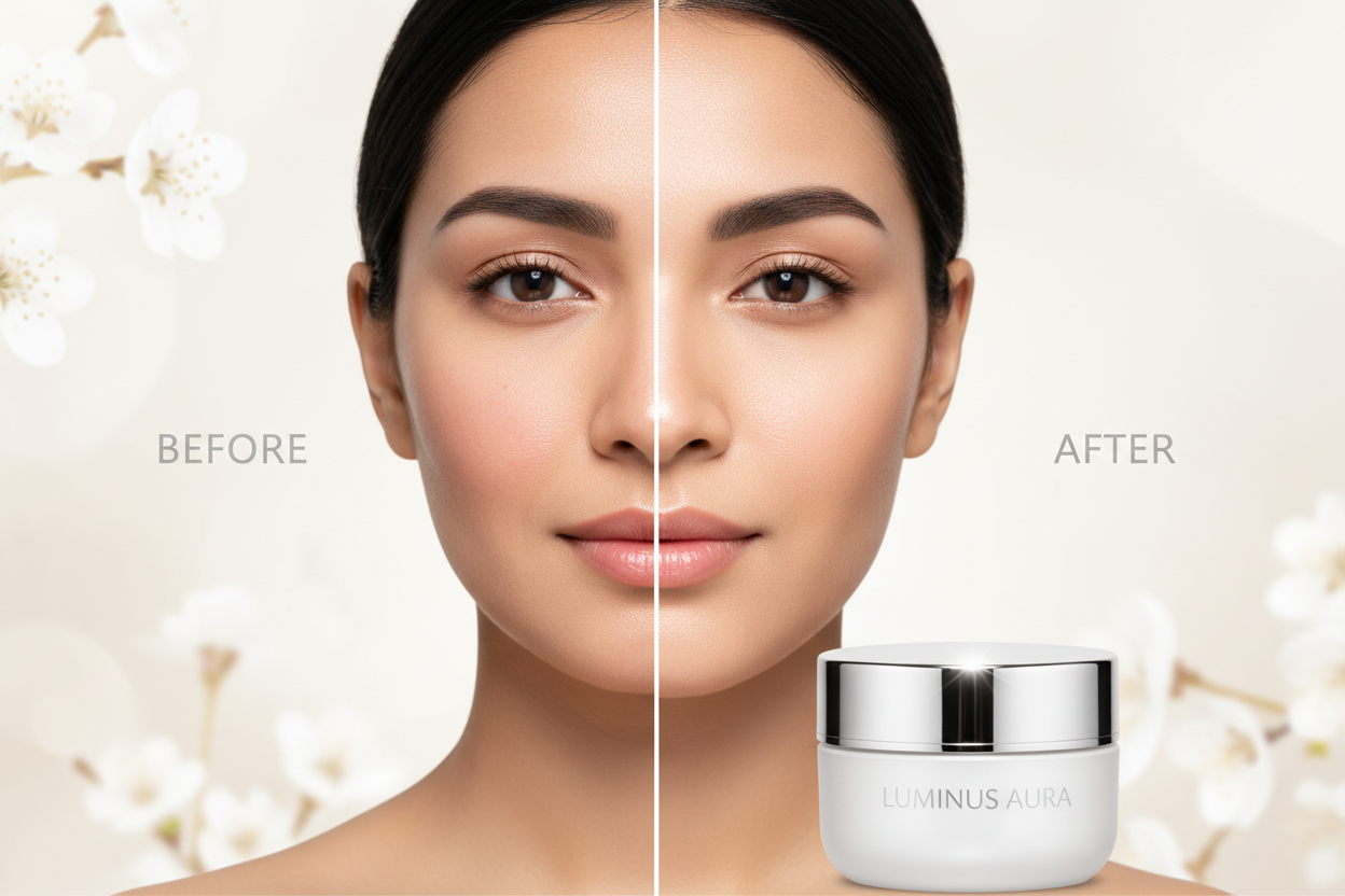Luminus Aura Vit-C & GHS Whitening & Anti-Aging Cream 30ML